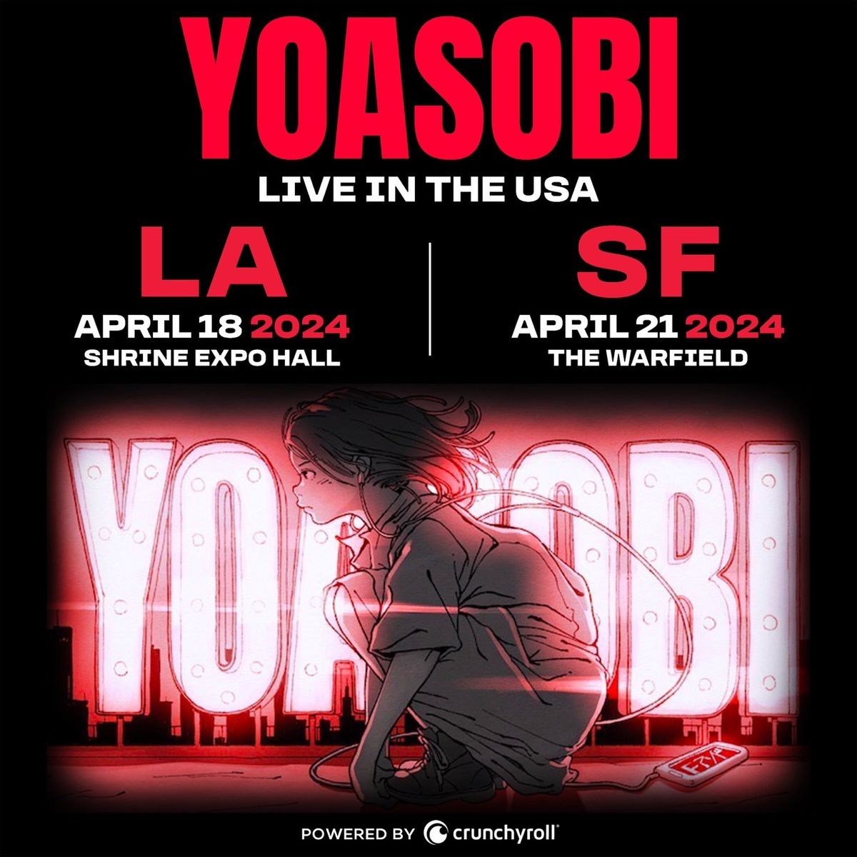 YOASOBI初のアメリカ単独公演