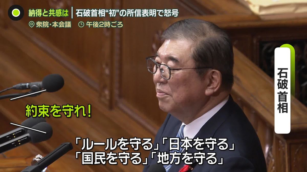 なぜ？“石破カラー”封印の所信表明　「約束を守れ」ヤジ入り乱れ怒号も　野党の批判は…