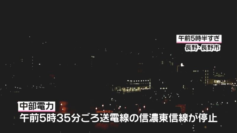 最大３８万世帯の停電が全面復旧　長野県