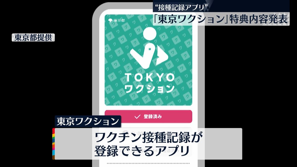 接種記録アプリ「東京ワクション」特典発表