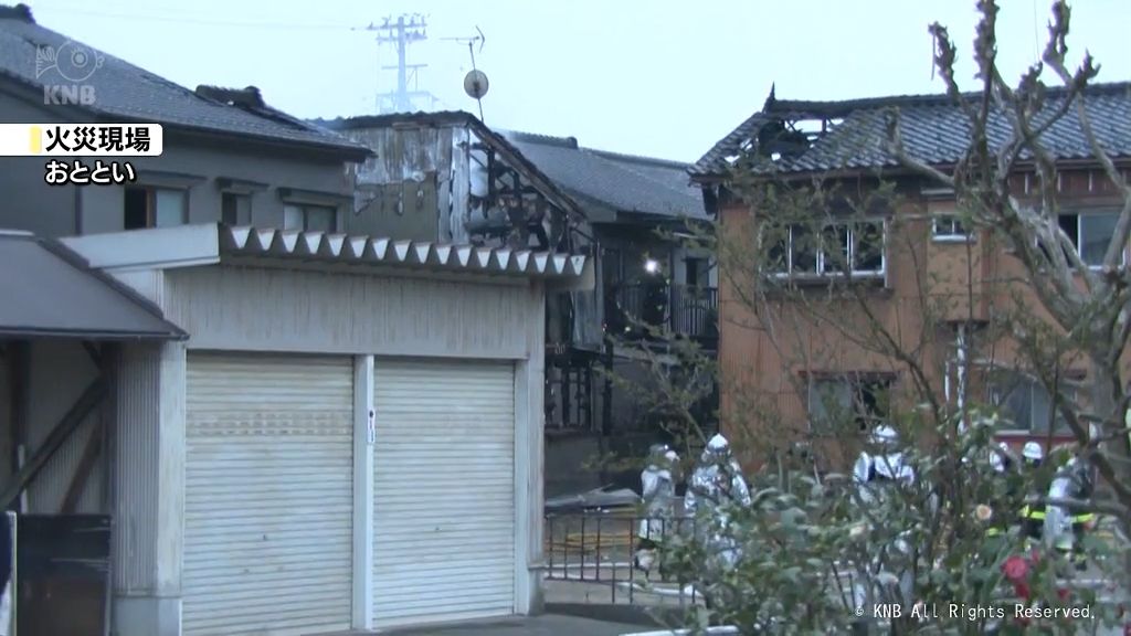 6日高岡市の火事　焼け跡から女性1人の遺体発見