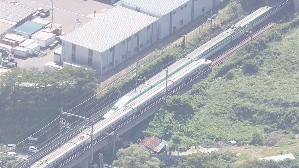 【続報】車両の脱線などについて確認中…東北新幹線は新青森～東京駅間の上下線で運転を見合わせ