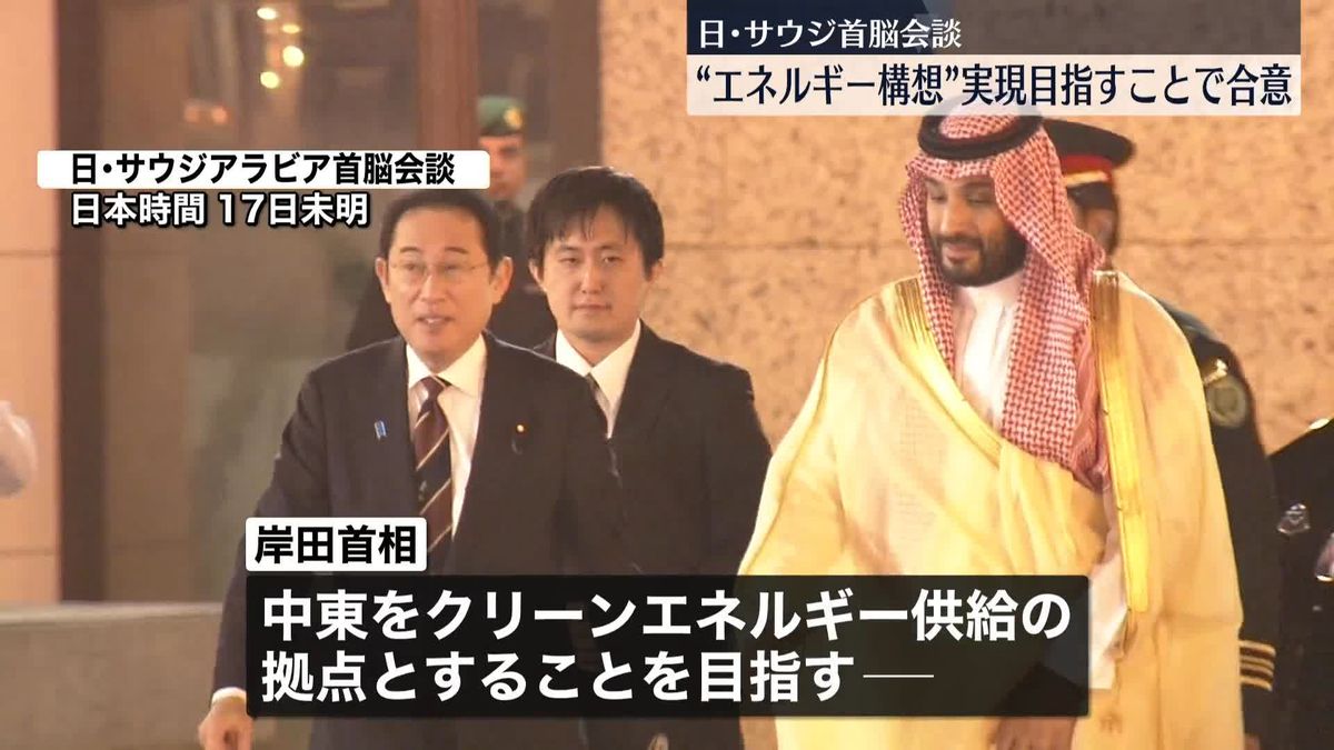 日サウジ首脳会談“エネルギー構想”実現目指すことで合意