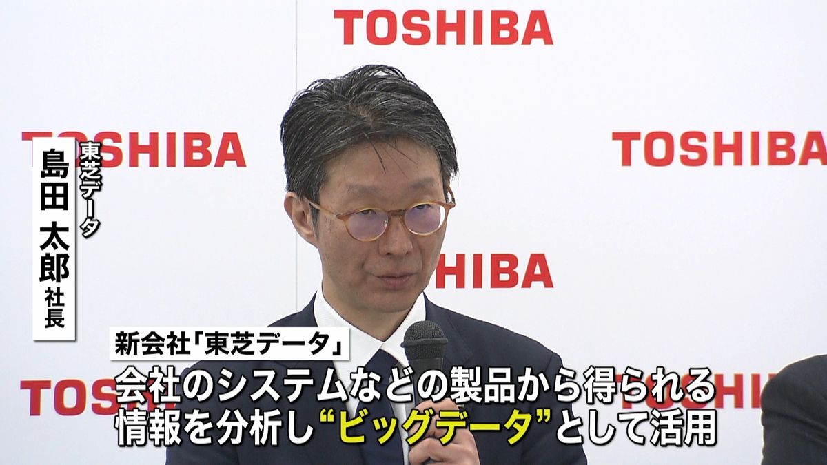 東芝新会社　ビッグデータをビジネスに活用