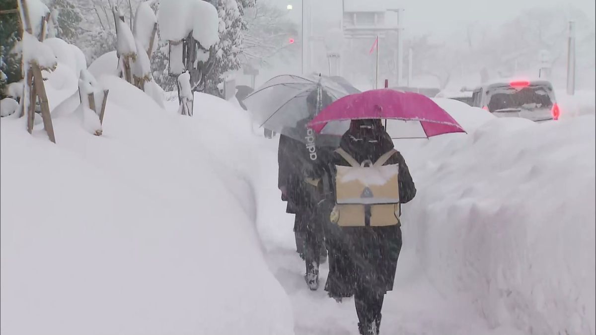 8日にかけて平地でも大雪のおそれ　8日夕方まで最大で平地40センチ、山沿い80センチ降雪予想　（7日午後4時38分発表）｟新潟》