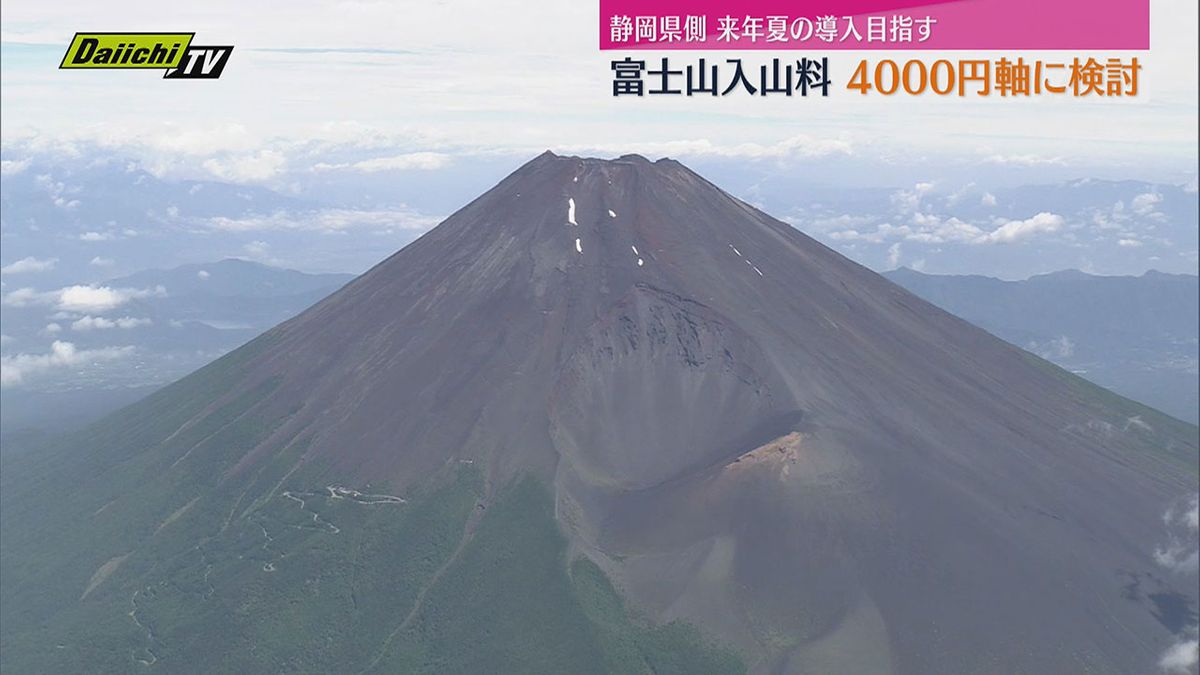 【富士山入山料】静岡県側は4000円を軸に検討進める　開会中の県議会に条例案を示す方針