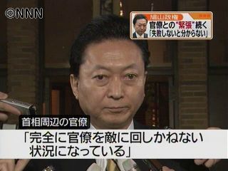 １０年度予算成立も、官僚との間で緊張続く