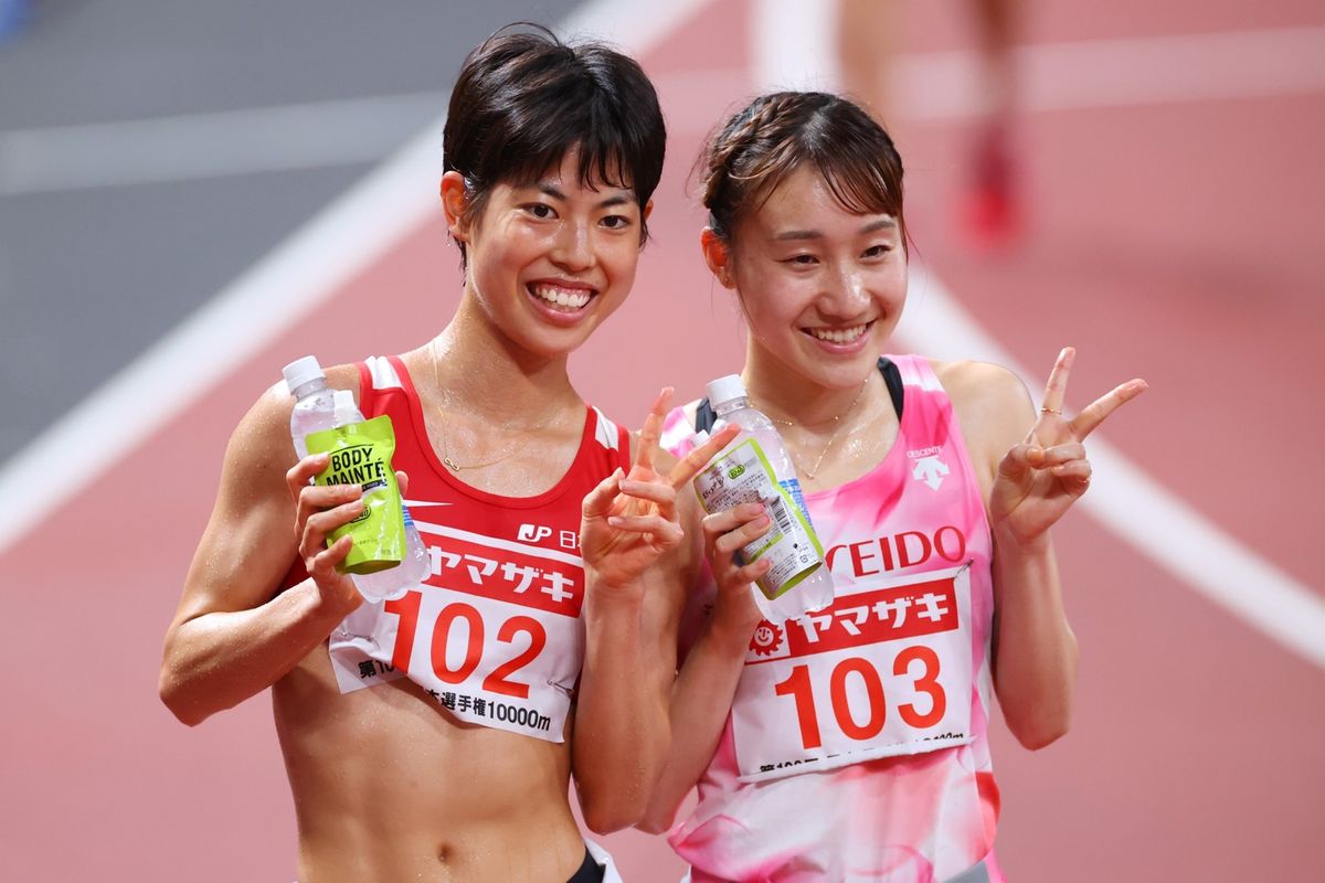 陸上・女子10000m　東京五輪7位入賞の廣中が優勝　3位の五島とともに世界選手権へ