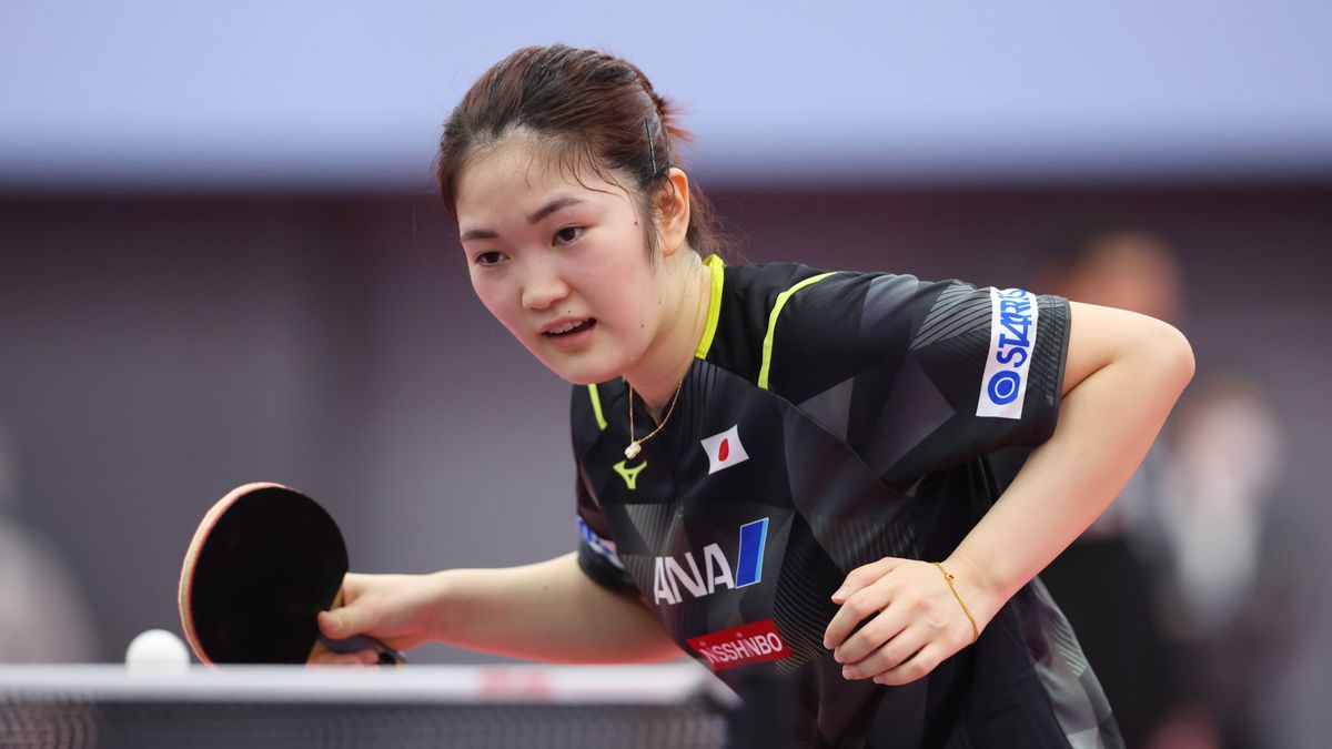 【卓球】木原美悠が世界7位の韓国選手に快勝で笑顔　サウジスマッシュ16強入り