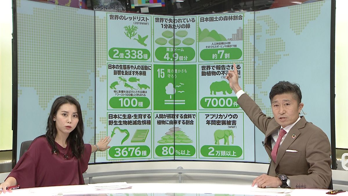 ＳＤＧｓ（１５）陸の豊かさも守ろう