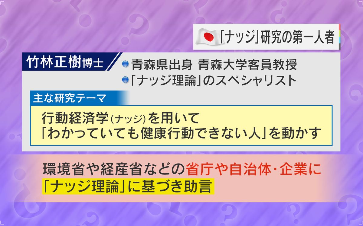 ナッジ研究の第一人者・竹林正樹博士とは―