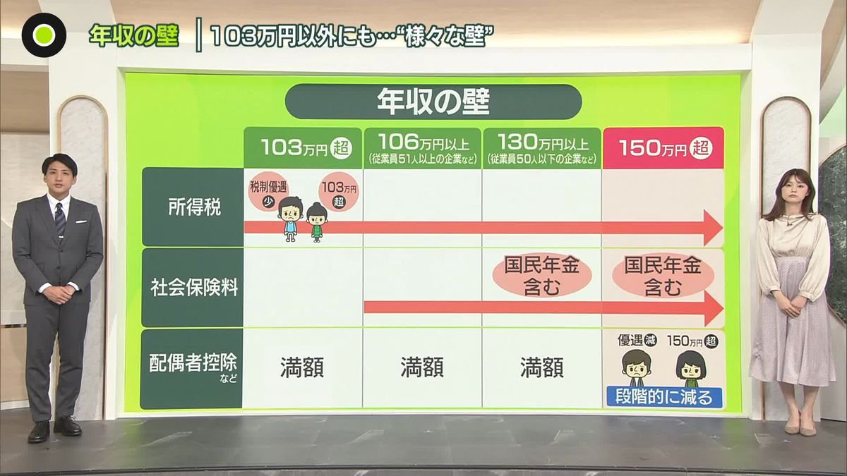 【誰でも分かる年収の壁】103万円以外にも…悩まされる当事者の声