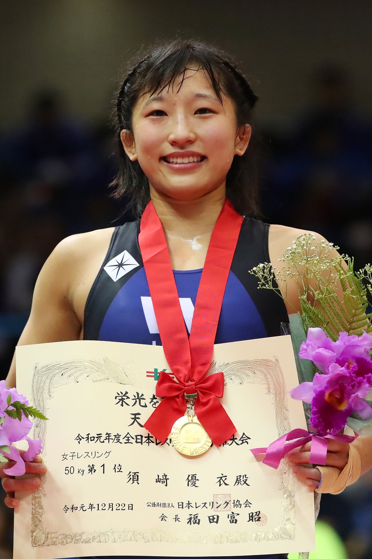 レスリング２１歳須崎優衣　初の五輪代表