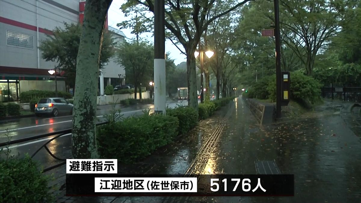 長崎で大雨　一時氾濫危険水位超える川も