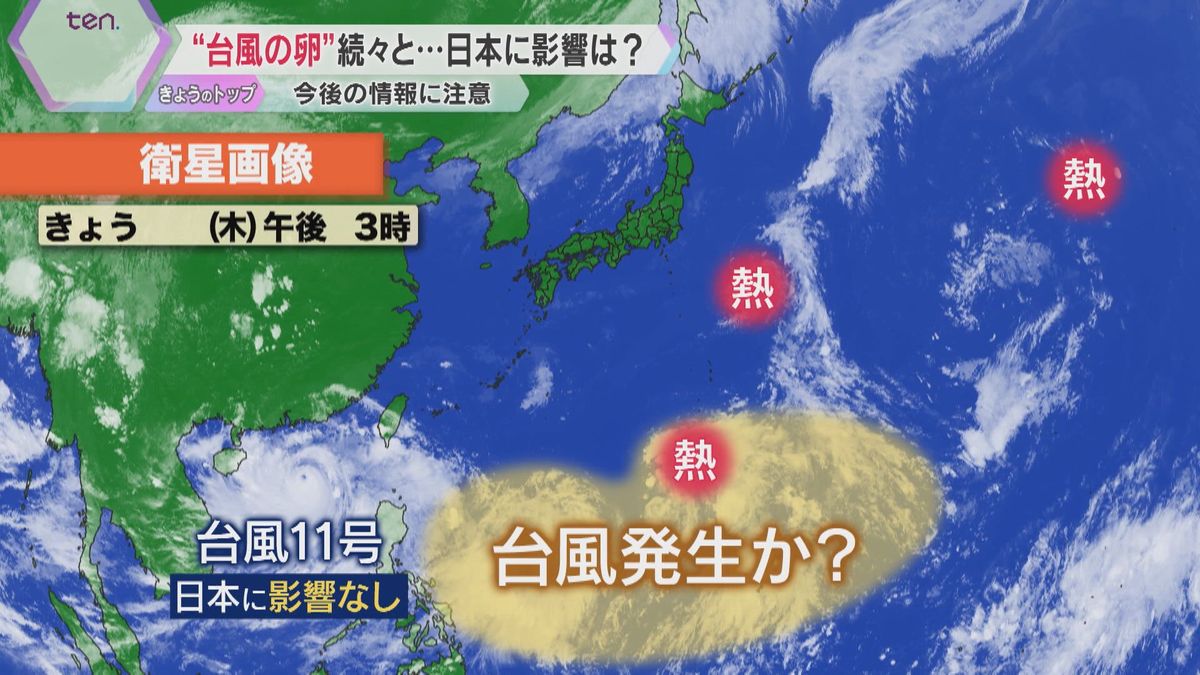 南の海上に「台風の卵」熱帯低気圧が発生　気象庁は台風情報をより早く分かりやすく伝えるための検討会