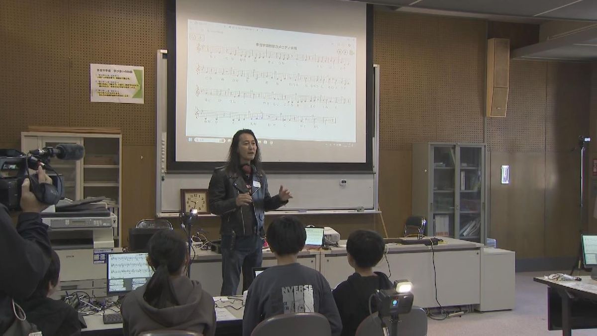 生成ＡＩを使って校歌をつくる　小学生が作曲作業　三重・桑名市