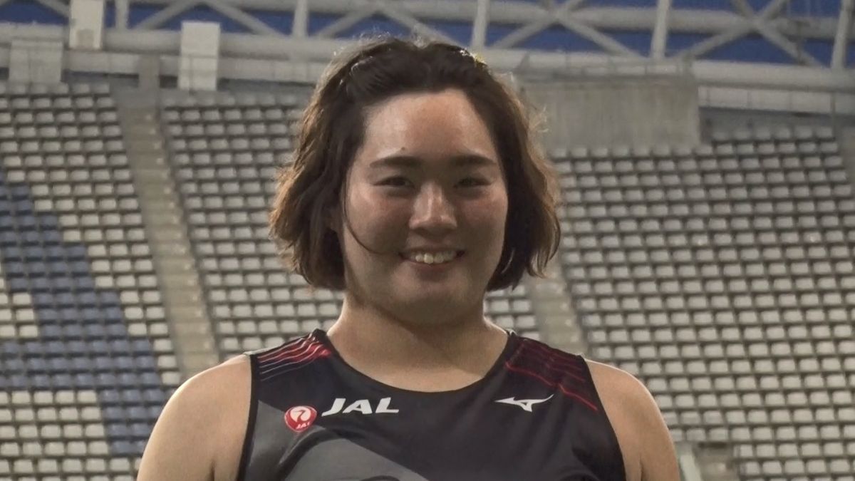 やり投げ北口榛花　世界選手権銅メダル獲得後初の国内試合で優勝 ゆかりの地で3度の60m超え