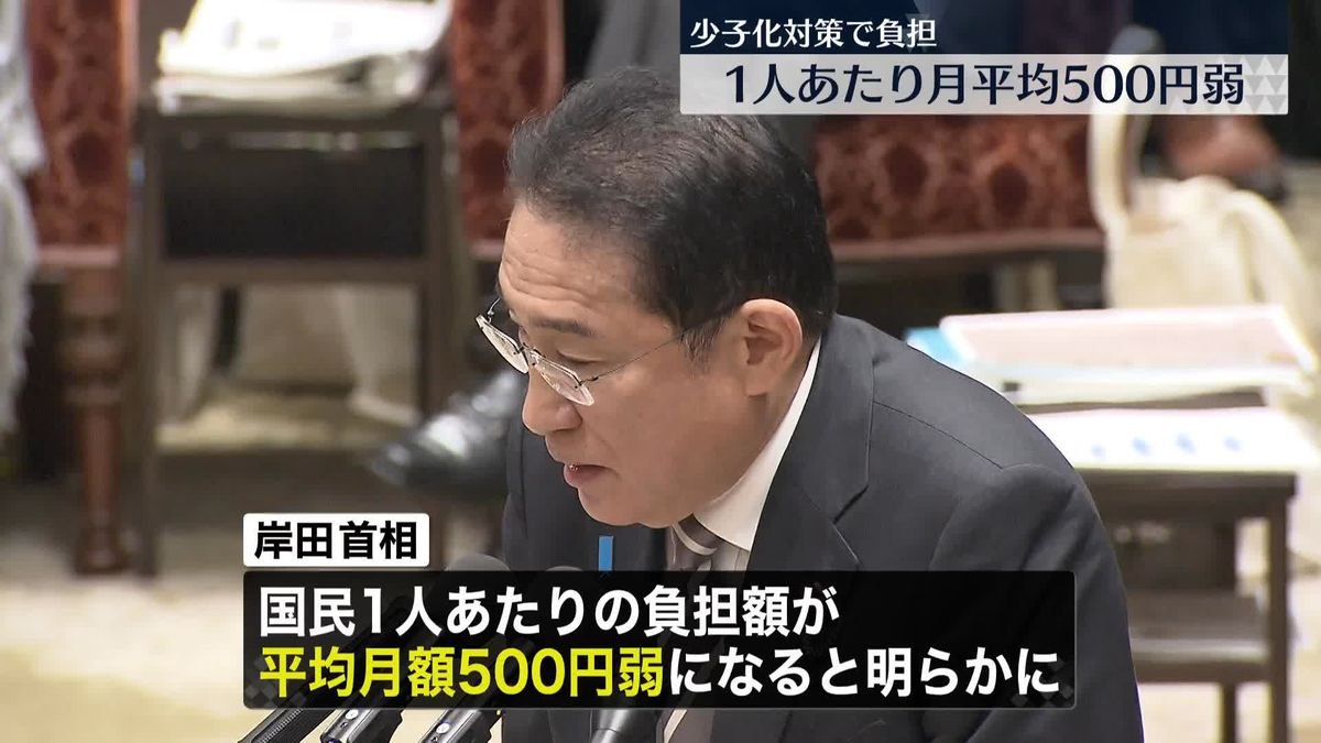 岸田首相「実質的な負担は生じない」　“異次元の少子化対策”財源、国民1人あたり月500円弱の負担