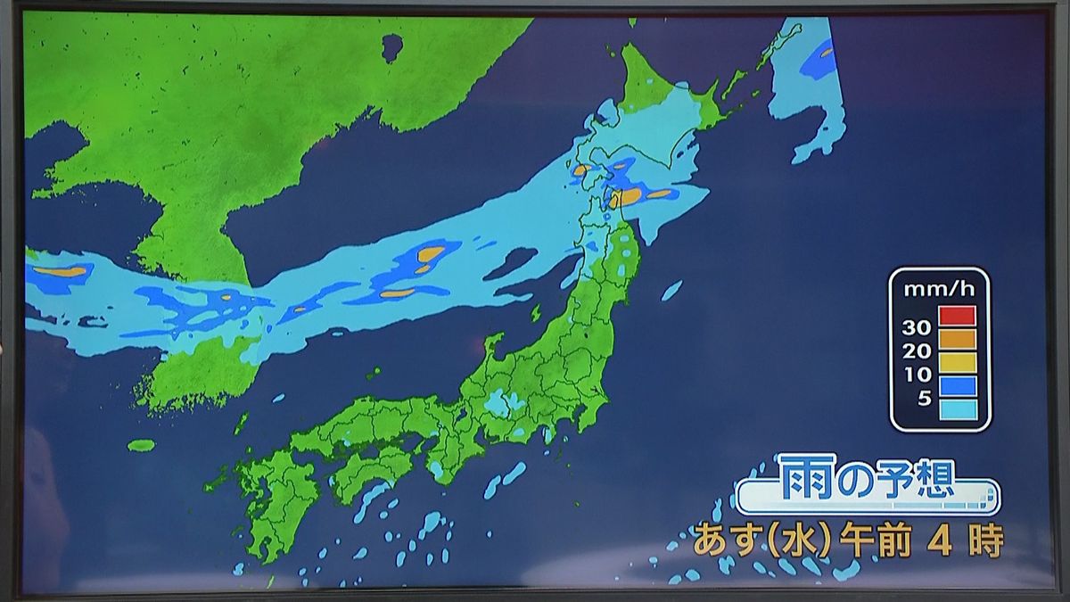 【天気】西日本から東日本では猛烈な暑さ続く　青森は未明にかけて非常に激しい雨のところも