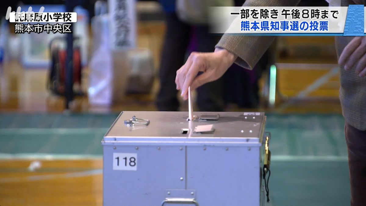 熊本県知事選 期日前投票は有権者の22.67% 前回を8万1762人上回る
