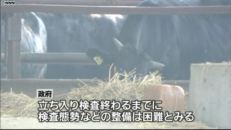 政府、福島県全域での肉牛の出荷停止を検討