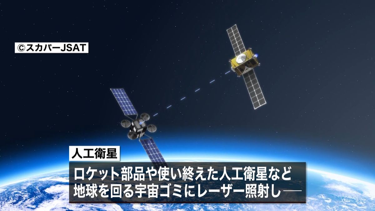 世界初“宇宙ゴミ除去”の人工衛星開発へ