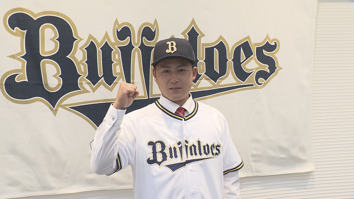 オリックス・バファローズから育成5位指名　信濃GS田島光祐選手が仮契約「よし、ここからやるぞと強い気持ちに」