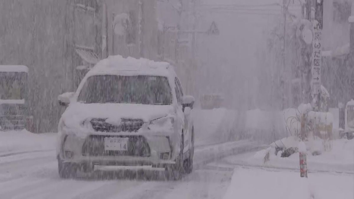 “最強寒波”　岐阜・愛知 6日にかけ大雪に警戒　大雪・路面の凍結による交通障害、なだれに注意呼びかけ