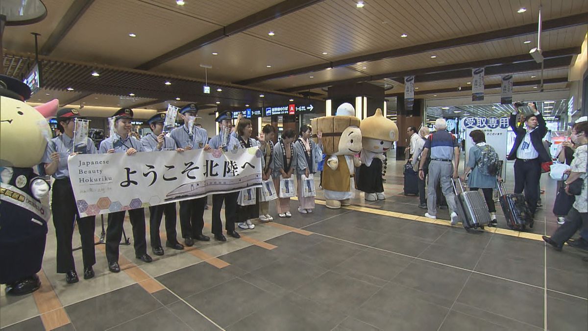 北陸デスティネーションキャンペーンで福井 敦賀 あわら温泉駅周辺で県外からの観光客が増加