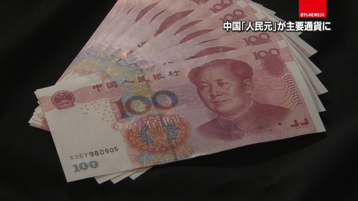 中国「人民元」を主要通貨に採用　ＩＭＦ