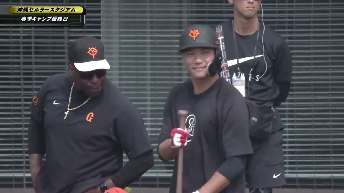 【春季キャンプ】巨人・坂本勇人とオドーアがキャンプ最終日にフリーバッティング