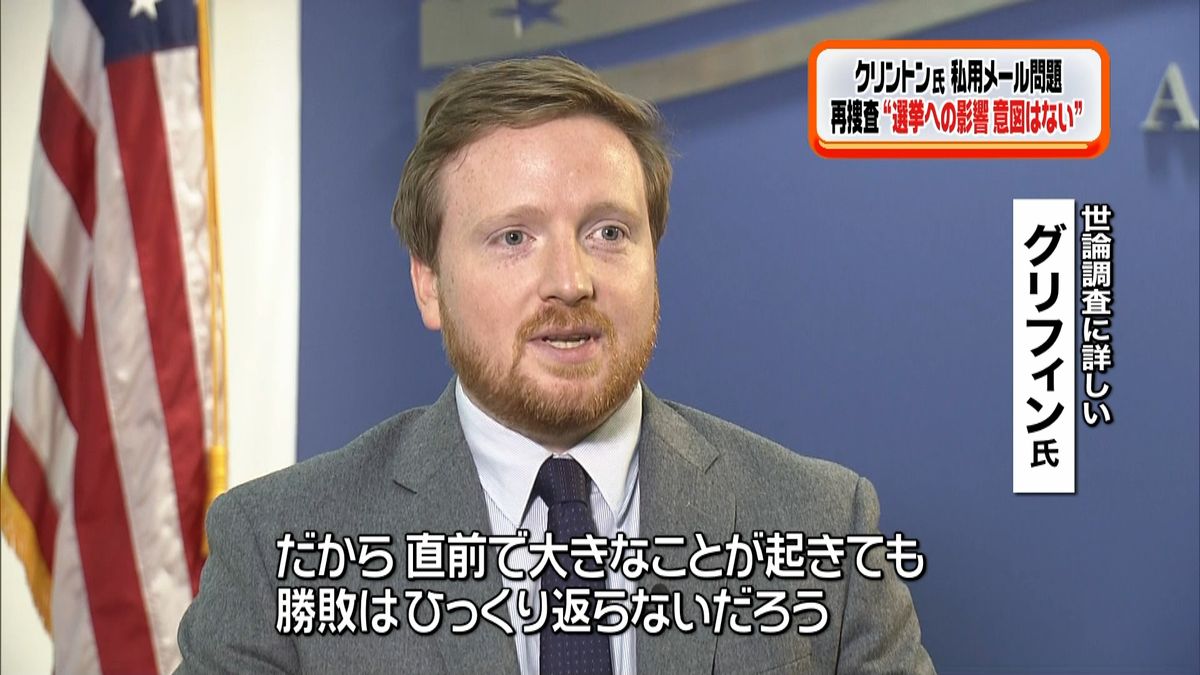 再捜査「大統領選に影響を与える意図ない」