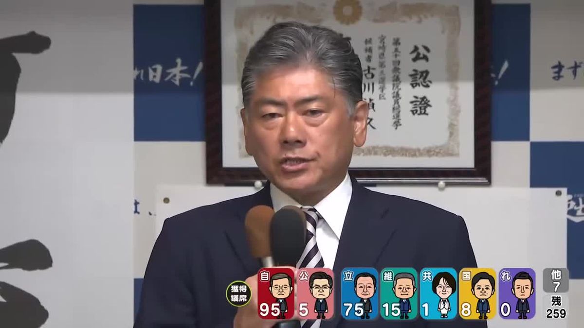 衆院選宮崎３区・古川禎久氏（自民）「自民党は徹底した自己改革を」