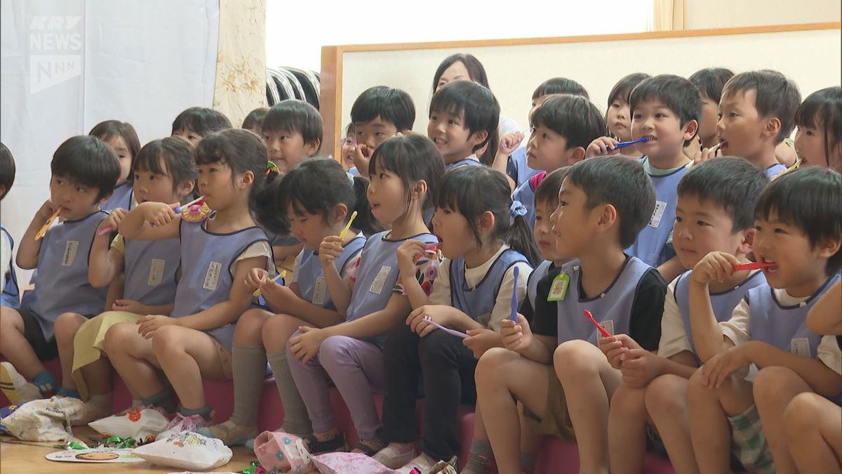 山口市では約2000人の園児が参加！オンラインこども歯みがき教室