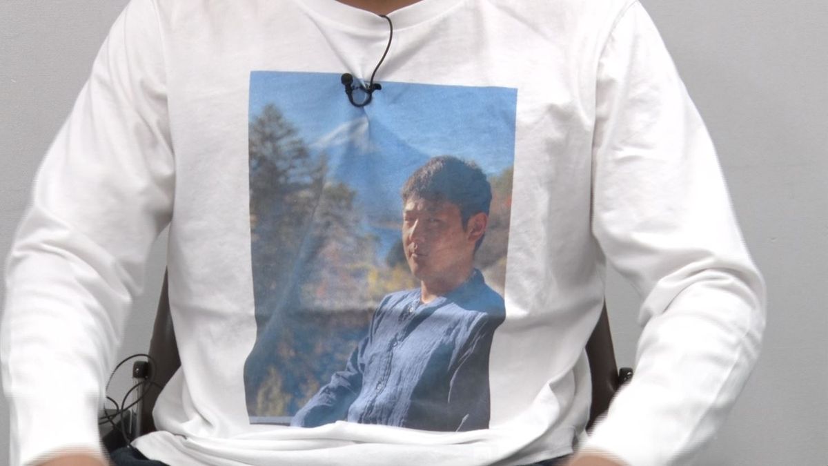 中山礼都選手が着ていた岡本和真選手のオリジナルTシャツ