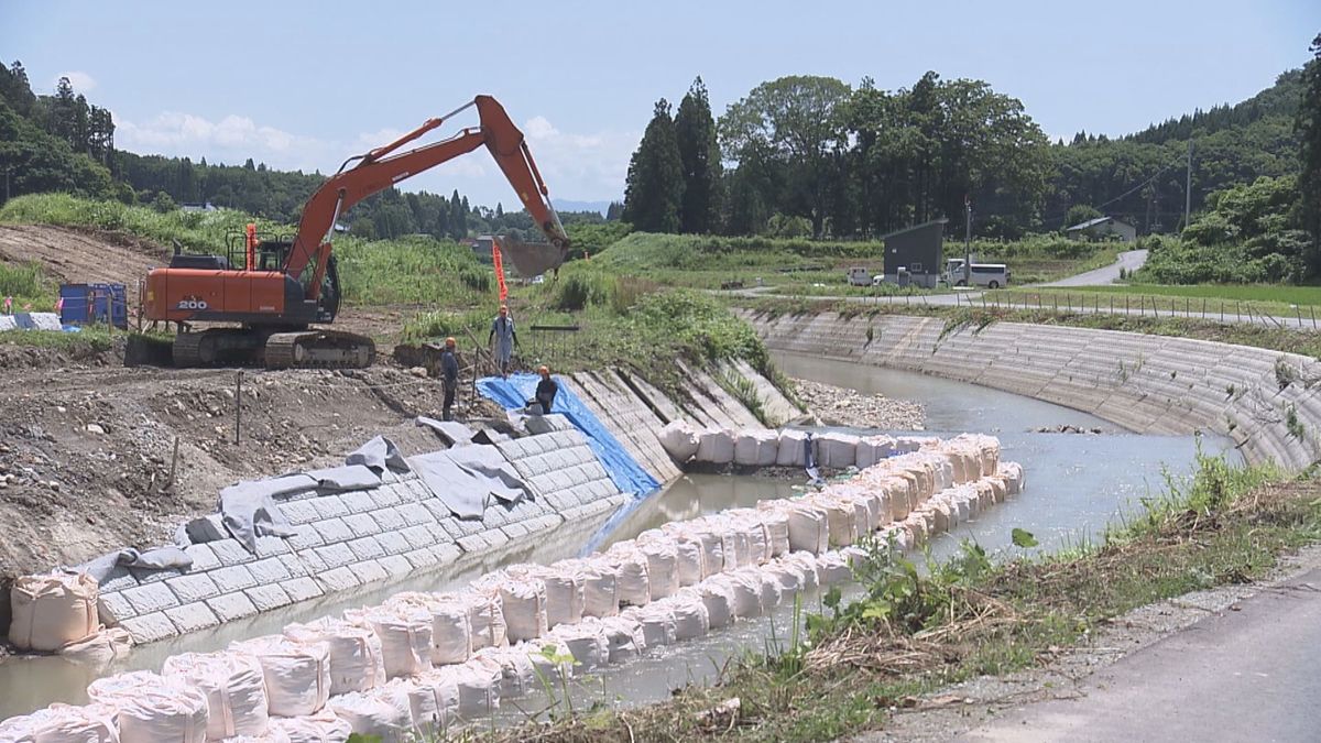 飯豊町を中心に発生した豪雨災害　最上川支流の復旧工事の6割以上が今年度中に完了見通し