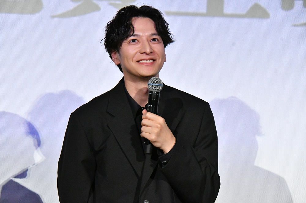 舞台挨拶に登場した生田斗真さん　(C)「渇水」製作委員会