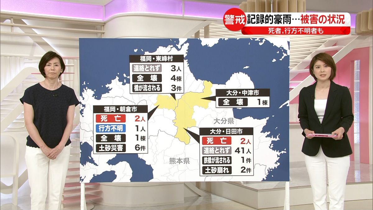 【大雨】福岡県と大分県の被害状況まとめ