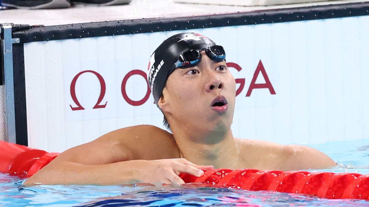 競泳日本代表の渡辺一平選手(写真:YUTAKA/アフロスポーツ)