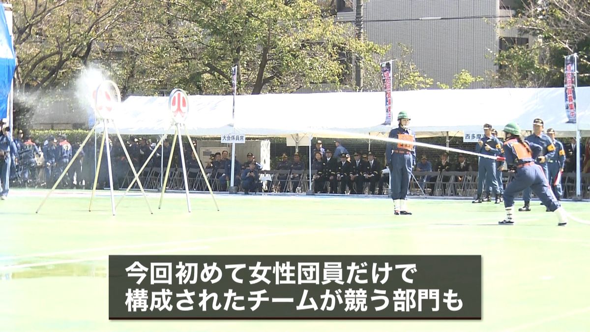 機敏な動きに拍手“消防技術”競い合う大会