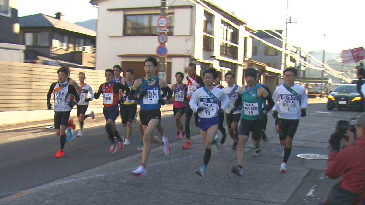 富士吉田市役所をスタート