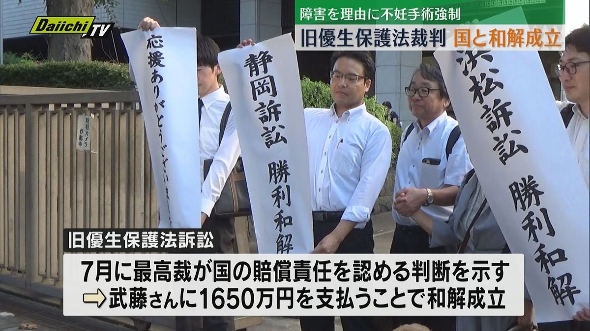 旧優生保護法めぐる裁判 静岡県内の女性2人 国と和解が成立　原告団が和解の合意書に調印