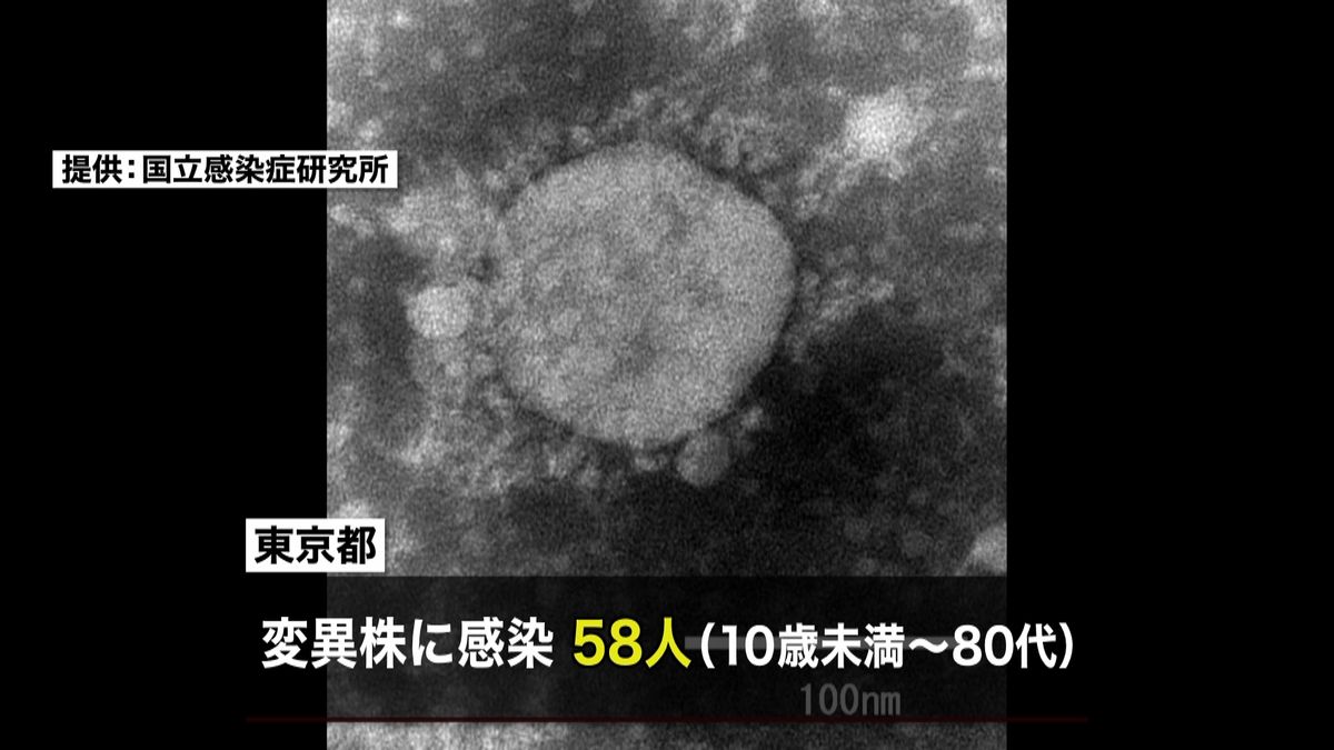 東京都　保育園などで変異株クラスターか