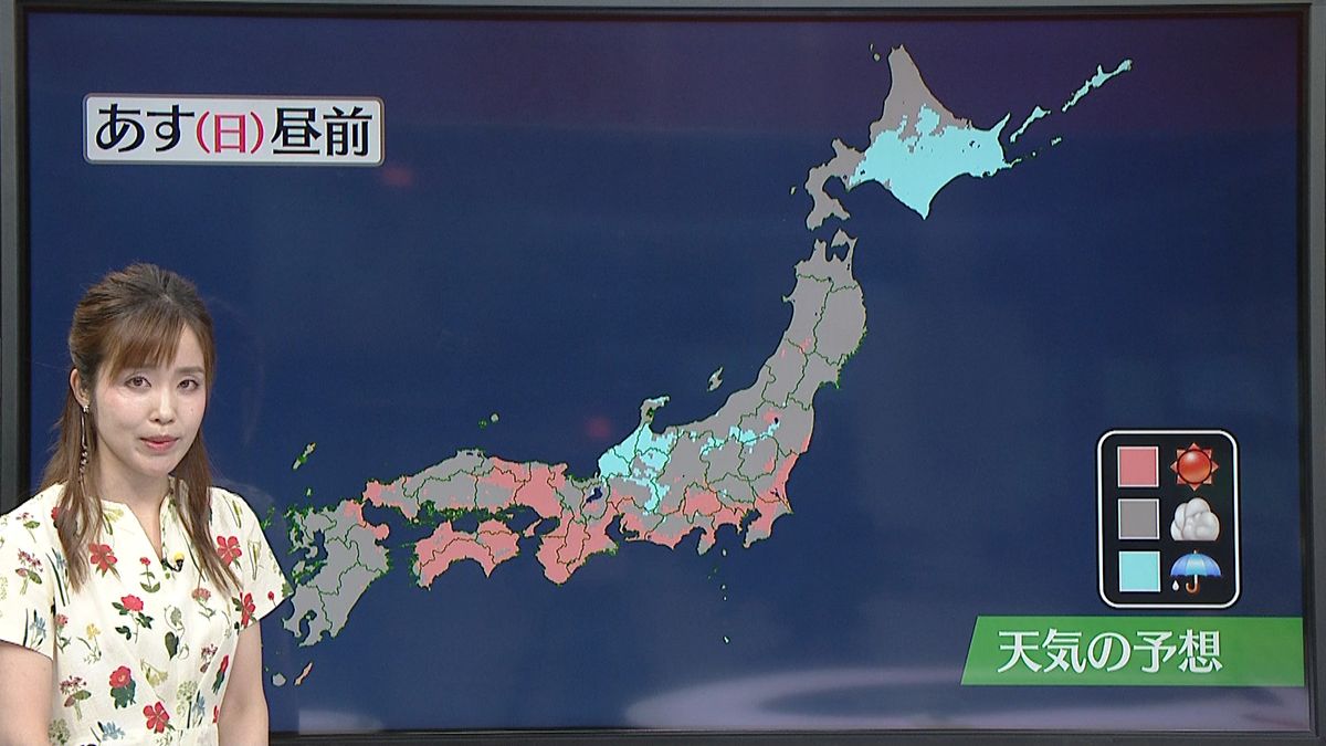 【天気】東北は朝から断続的に雨　すでに地盤が緩んでいるところでは、少しの雨でも土砂災害に警戒必要