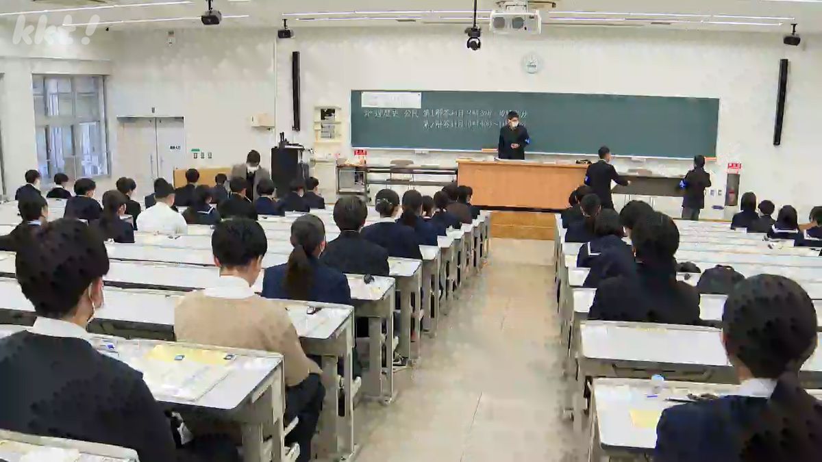 熊本県内でも大学入学共通テスト実施 新教科『情報』も初登場 約6000人が受験