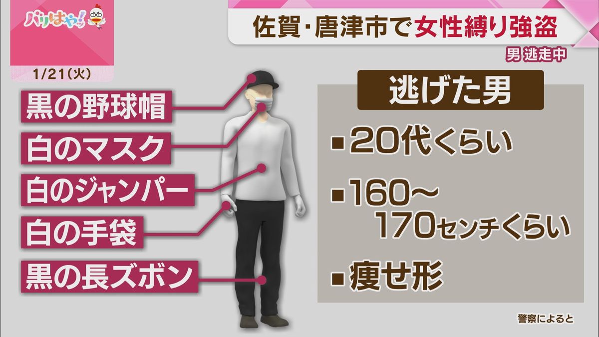 【逃走中】住宅に訪問者を装った若い男　住人女性を粘着テープで縛り700万円を奪う　佐賀