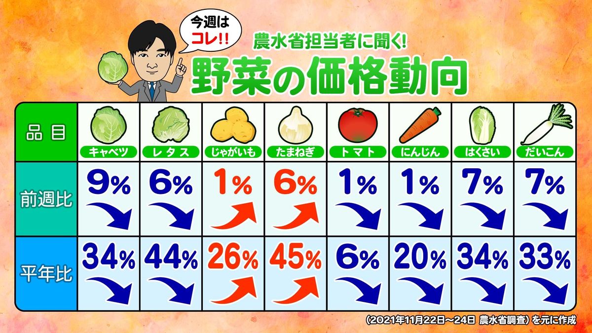 農水省「万能野菜！キャベツがお買い得」