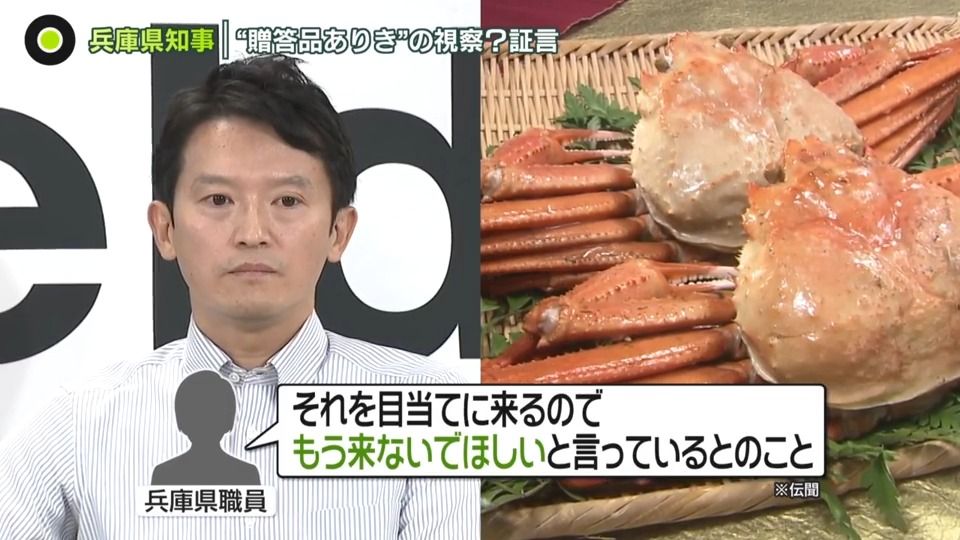 カニ・カキ・革ジャン…兵庫県知事“おねだり疑惑”で新たな証言　“贈答品ありき”の視察や“独り占め”も？