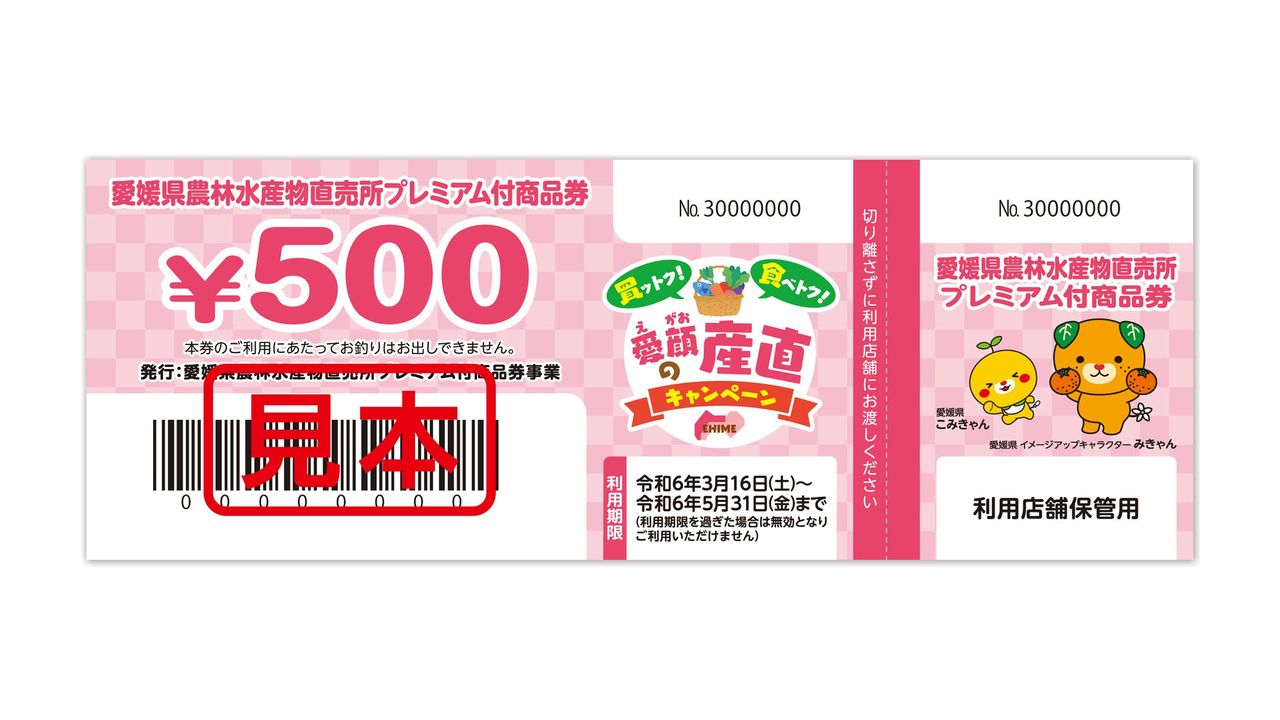 直売所などで6000円分を5000円で購入できる“プレミアム商品券”あす申込み受付開始【愛媛】（2024年1月30日掲載）｜日テレNEWS NNN