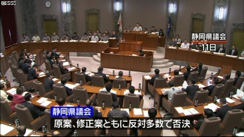 浜岡原発、住民投票案を否決～静岡県議会